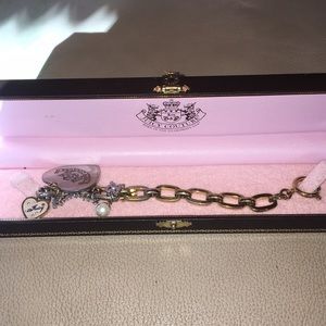 Juicy couture elegant signature chain bracelet